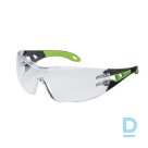 Brilles PHEOS Uvex Safety Eyewear Anti-fog Metal Free Green Black Drošības Darba Apģērbs