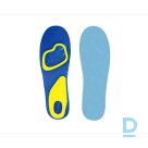 Gēla Iekšzolītes Visa Veida Apaviem GEL INSOLES Footwear Blue Yellow Darba Apavu Aksesuārs
