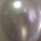 Perlamutra lateksa balons baltā krāsā 1 gb