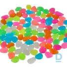 Флуоресцентные декоративные камни 100 шт. PAG653C разноцветные