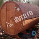 Round wooden sauna CP D220xL300 for sale
