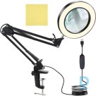 Lamp - magnifier with lighting black P22691