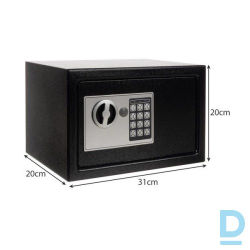 Elektroniskais seifs ar ciparu kodu un atslēgu XL P22627 20 x 31 x 20 cm Elektroniskais seifs ar ciparu kodu un atslēgu XL P22627 20 x 31 x 20 cm