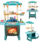 Children's play kitchen with accessories and light 70 cm (4306)