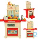 Children's play kitchen with accessories and light 44 el. 68.5 cm (4303)