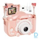 Mini fotokamera digitālā 32GB rozā P22296