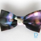Cotton bow tie with city lights pattern for sale