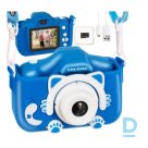 Mini fotokamera digitālā 32GB zila P22295