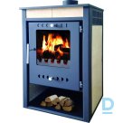 Tullia (12kW) - modern wood stove with central heating.