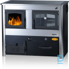 Concept 2 hydro (25kW) - High quality central heating wood stove.