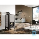 La Valmarecchi V100 (21.1 W) - Heat accumulating wood stove of the highest quality.