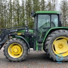 John Deere 6400 A with frontal 6400 (100hp) Tractor