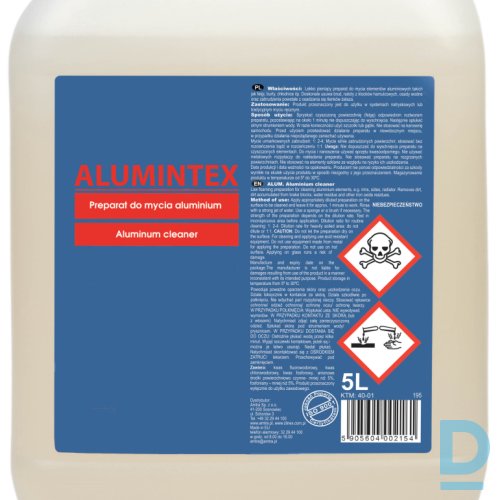 Alumintex - līdzekļis alumīnija sliekšņu, disku, motora daļu tīrīšanai