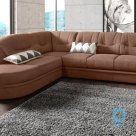 Угловой диван XL - Savoni с пуфиком
