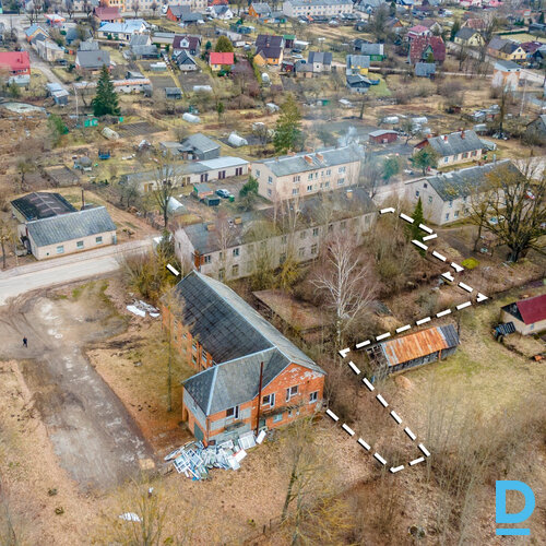 630 m² būve, 2030 m² zeme, Baznīcas iela 23, Līvāni, Līvānu novads, Latvija.