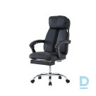 Office chair Restock Fogo with footrest - black