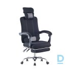 Office chair Miko with footrest black