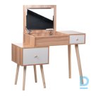 Cosmetic table Stella wood with mirror