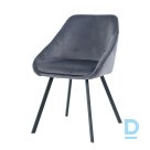 Velvet chair Ghana gray 4 pcs.