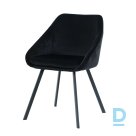 Velvet chair Ghana black 4 pcs.