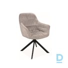 Velvet chair Astoria gray swivel