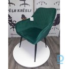 Velvet chairs Restock Quado green set of 4 pcs.