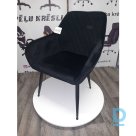 Бархатные стулья Restock Комплект Quado черный 4 шт.