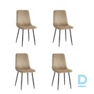 Velvet chairs Restock Orta beige set of 4 pcs.