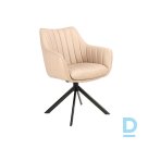Swivel chair Azalia eco leather finish beige