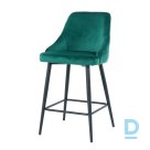 Bar stool Restock Deka green velvet