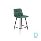 Полубарный стул Mila зеленое сиденье 60см