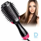 Фен для волос - щетка - стайлер black/pink (PAG750)