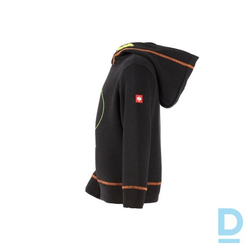 Pārdod Bērnu džemperi Bērnu Jaka Hūdijs ESMOTION Engelberg Strauss Flexi Fashionable Sporty Black Yellow GERMANY Bērnu Apģērbs