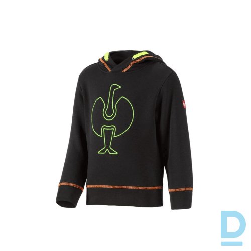 Pārdod Bērnu džemperi Bērnu Jaka Hūdijs ESMOTION Engelberg Strauss Flexi Fashionable Sporty Black Yellow GERMANY Bērnu Apģērbs