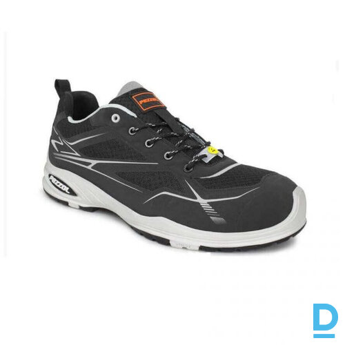 Darba kurpes plata lieste Lima Pezzol S1 Esd A E FO Src Work Shoes Fiberglass Spyder Net Flexisibility Metal Free black white ITALY drošības darba apavi