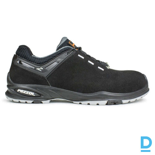 Darba kurpes plata lieste Baron Pezzol S2 Esd Src Sbx Tpu Work Shoes Microtech Spyder Net Black ITALY drošības darba apavi 