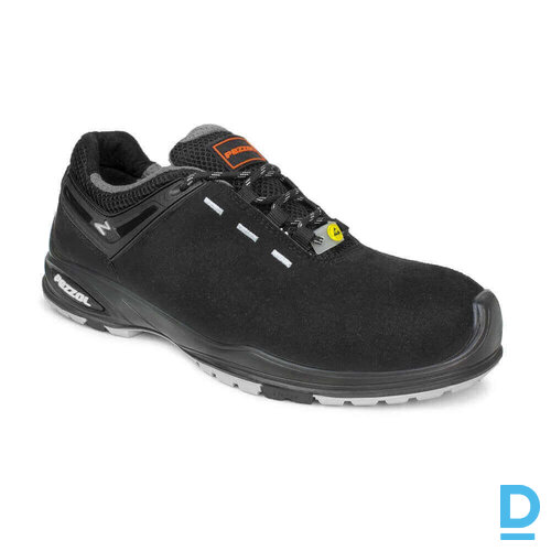 Darba kurpes plata lieste Baron Pezzol S2 Esd Src Sbx Tpu Work Shoes Microtech Spyder Net Black ITALY drošības darba apavi
