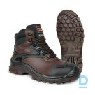 Darba Puszābaki Ādas RIVIERA Pezzol S3 SRC HRO TPU ASTM Work Boots Hybrid Cambrelle Kashmir Cafe Brown Black ITALY Darba Drošības Apavi