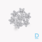 For sale Graff Wild Flower Large Diamond Cluster Ring