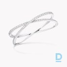 For sale Graff Kiss Pavé Diamond Bangle