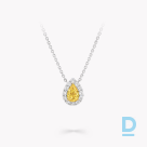 Продают Graff Icon Pear Shape Yellow and White Diamond Pendant