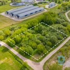 For sale a plot of land for commercial development in a good location close to the centre of Jelgava