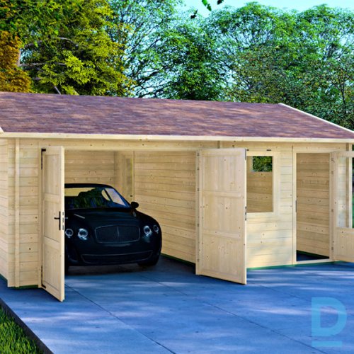 Saliekamā dārza mājiņa / garāža -HSG24 (595X595cm) Saliekamā dārza mājiņa / garāža -HSG24 (595X595cm)