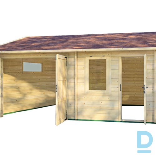 Saliekamā dārza mājiņa / garāža -HSG24 (595X595cm)