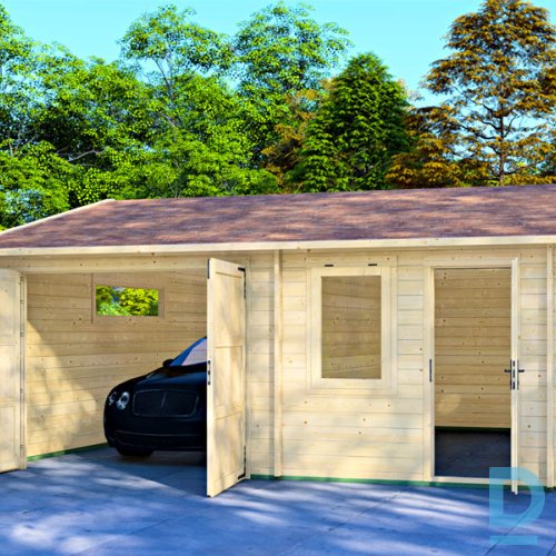 Saliekamā dārza mājiņa / garāža -HSG24 (595X595cm) Saliekamā dārza mājiņa / garāža -HSG24 (595X595cm)