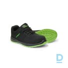 Darba Kurpes Vieglas Tekstila FOX GREEN 3039 S1P SRC PU Work Shoes Kevlar Black Green Drošības Darba Apavi