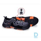 Darba Sandales Zamšādas RENNEW 0391 S1 SRC Work Sandals Safety Footwear Grey Black Orange Drošības Darba Apavi