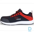 Darba Kurpes Sneakers RENNEW 2039 S1P SRC EVA Kevlar Red Black White Viegli Drošības Darba Apavi