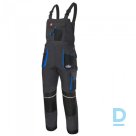 Work overalls Maximus safety workwear bib-pants oxford 600D reflective graphite black safety workwear