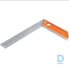 Protractor with Ruler Carpenter Aluminum EC-10 TRUPER 250mm Orange Hand Tools